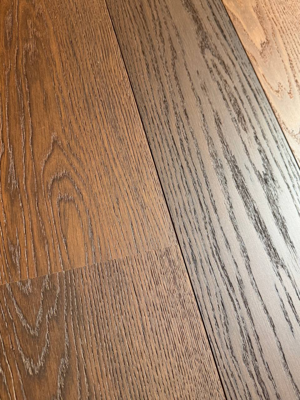 Паркетная доска OLDWOOD/Олдвуд Дуб Мокка светлый браш 2200х165х14 мм (2,904 м2/упак)